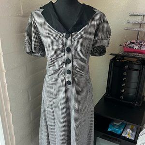 Torrid Gingham midi dress-retro collection